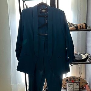 DKNY Women’s Teal Suit Blazer and Pants